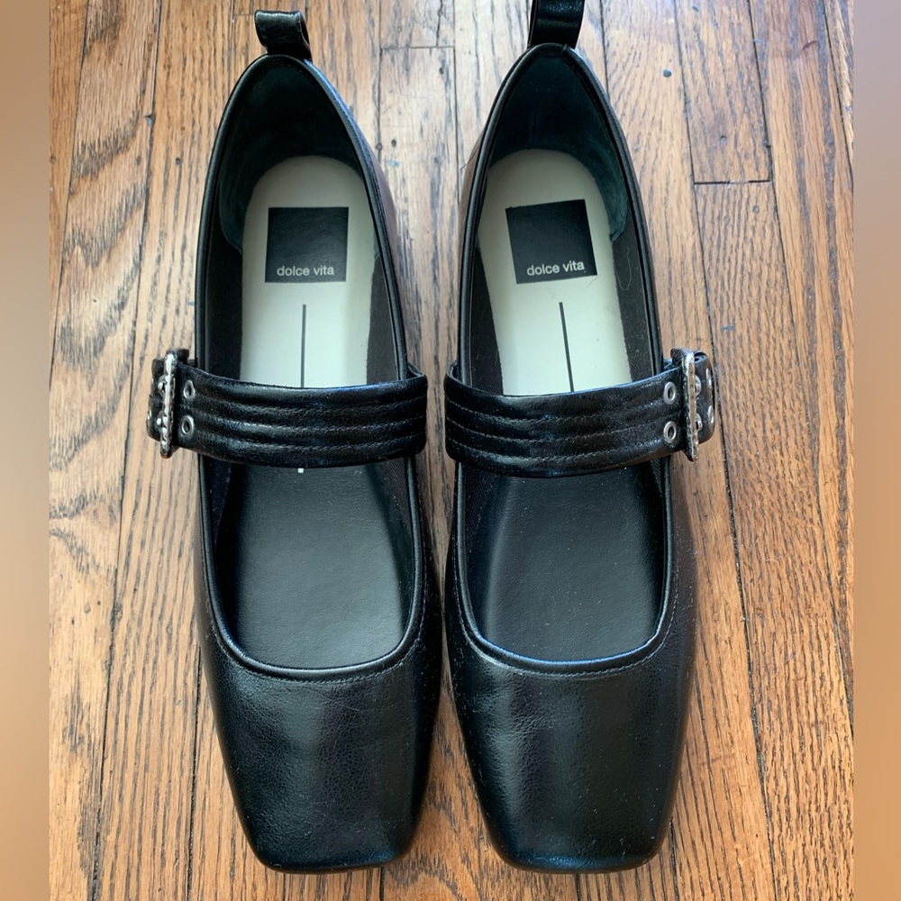 Dolce Vita Black Mary Jane Shoes